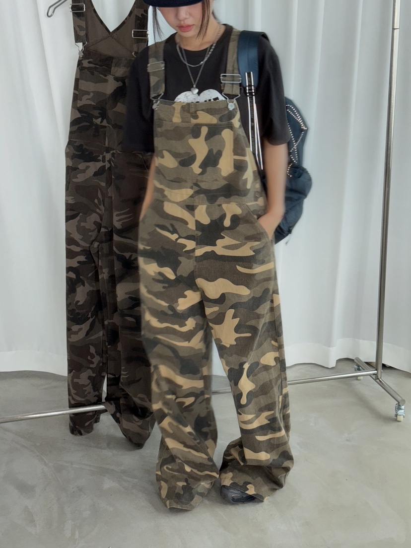 SUNDER MARKET東大門㊣直郵女士新品時尚25秋冬熱賣背帶褲SUNDER MARKET背帶褲