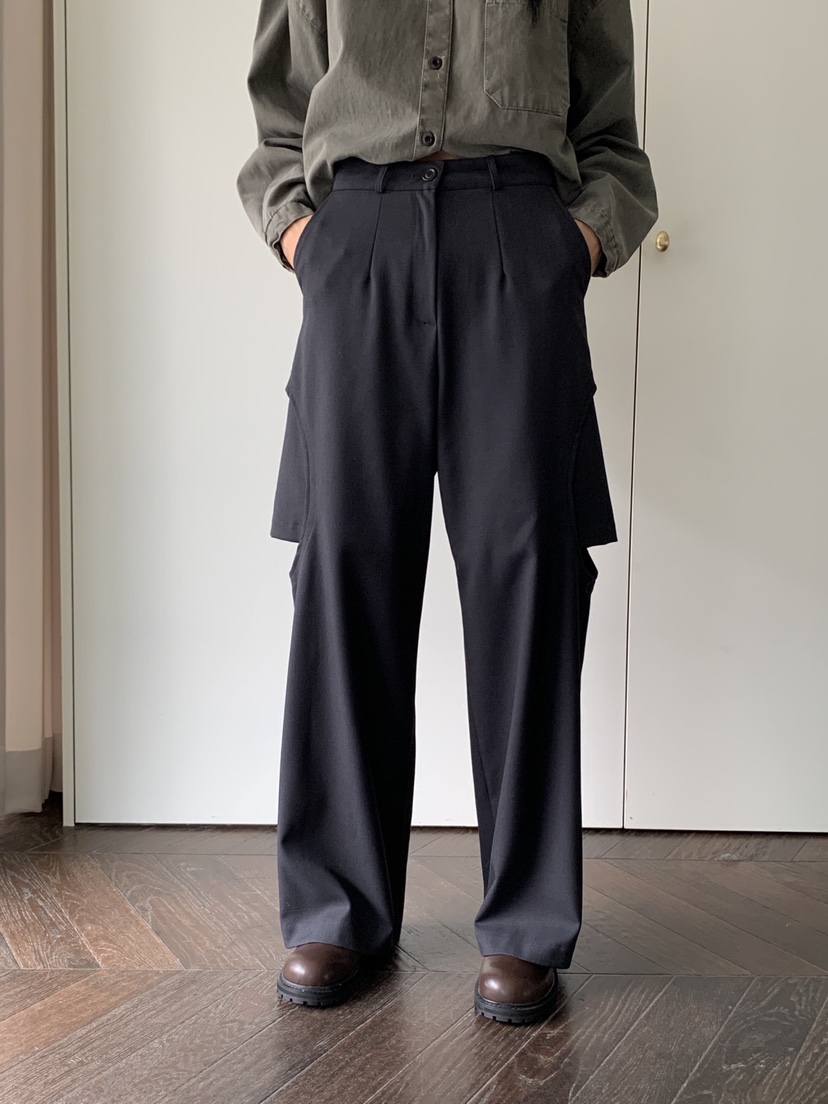 MILUI韓國直郵㊣女士新款職業真品時尚人氣休閑推薦25秋冬休閑褲MILUI休閑褲圖色2