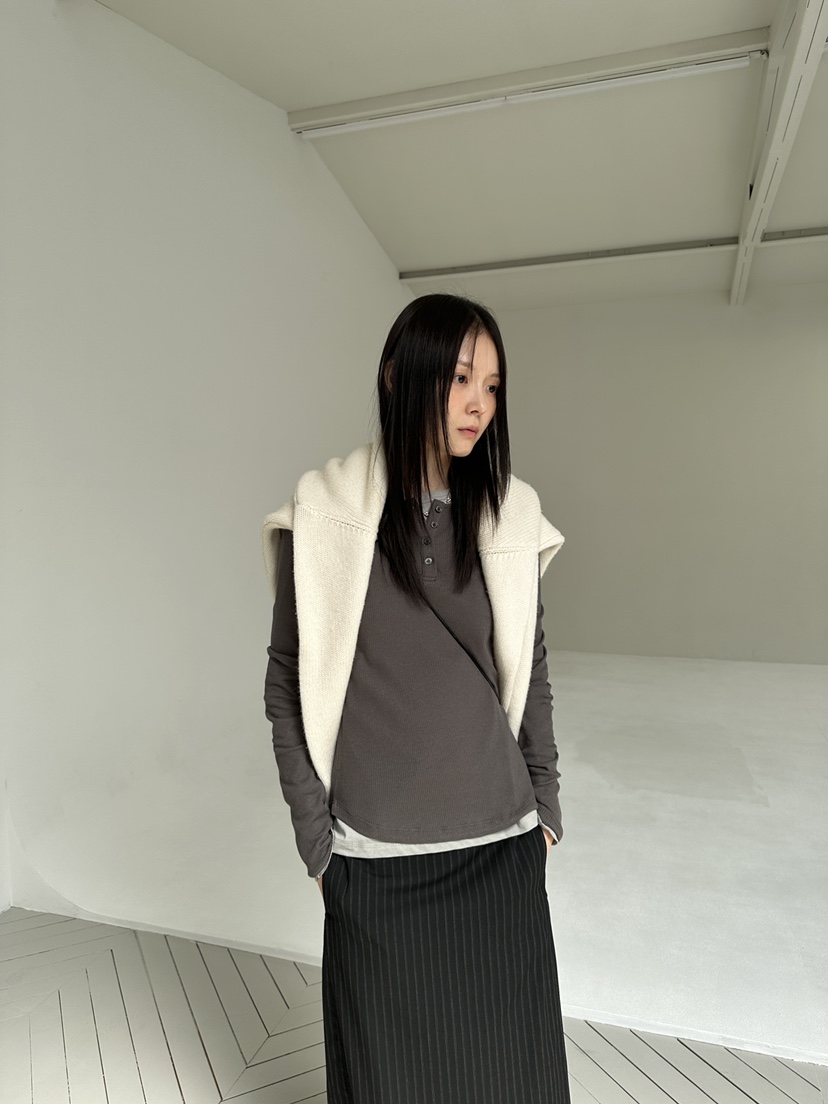 FAVE/FAVOURITE東大門㊣代購女士新品休閑25秋冬時尚長袖T恤FAVOURITE長袖T恤