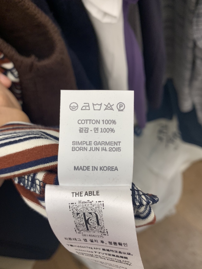 THE ABLE韓國代購㊣女士新品人氣時尚熱賣職業推薦25秋冬T恤THE ABLE/TAT恤