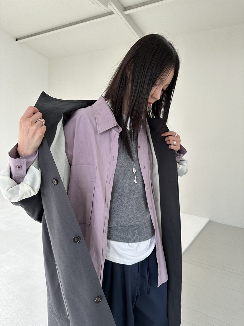 FAVE/FAVOURITE韓國代購㊣女裝新品職業時尚25秋冬長款風衣FAVOURITE長款風衣