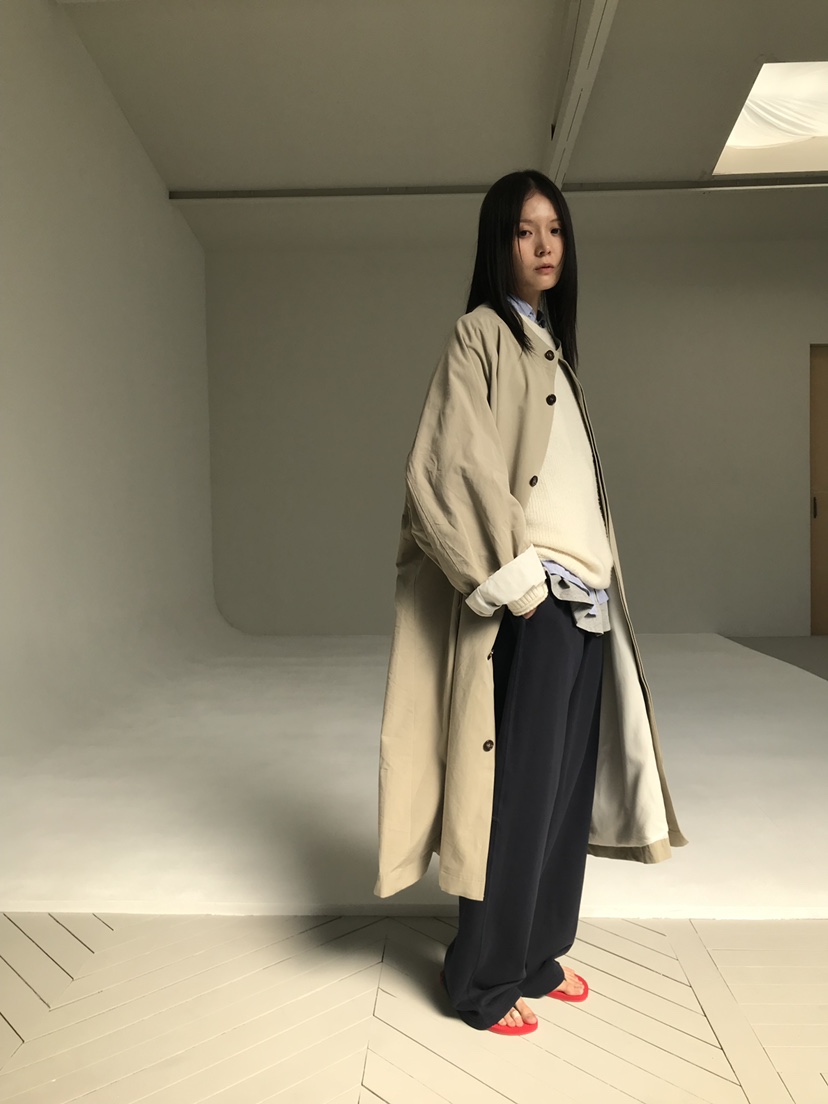 FAVE/FAVOURITE韓國代購㊣女裝新品職業時尚25秋冬長款風衣FAVOURITE長款風衣