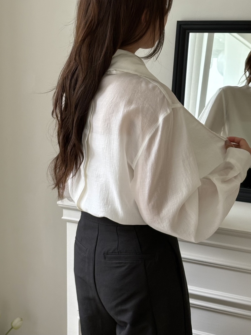 OHAO東大門㊣直郵女士新款推薦25秋冬真品時尚休閑襯衫蕾絲衫OHAO/HA MONG襯衫/蕾絲衫