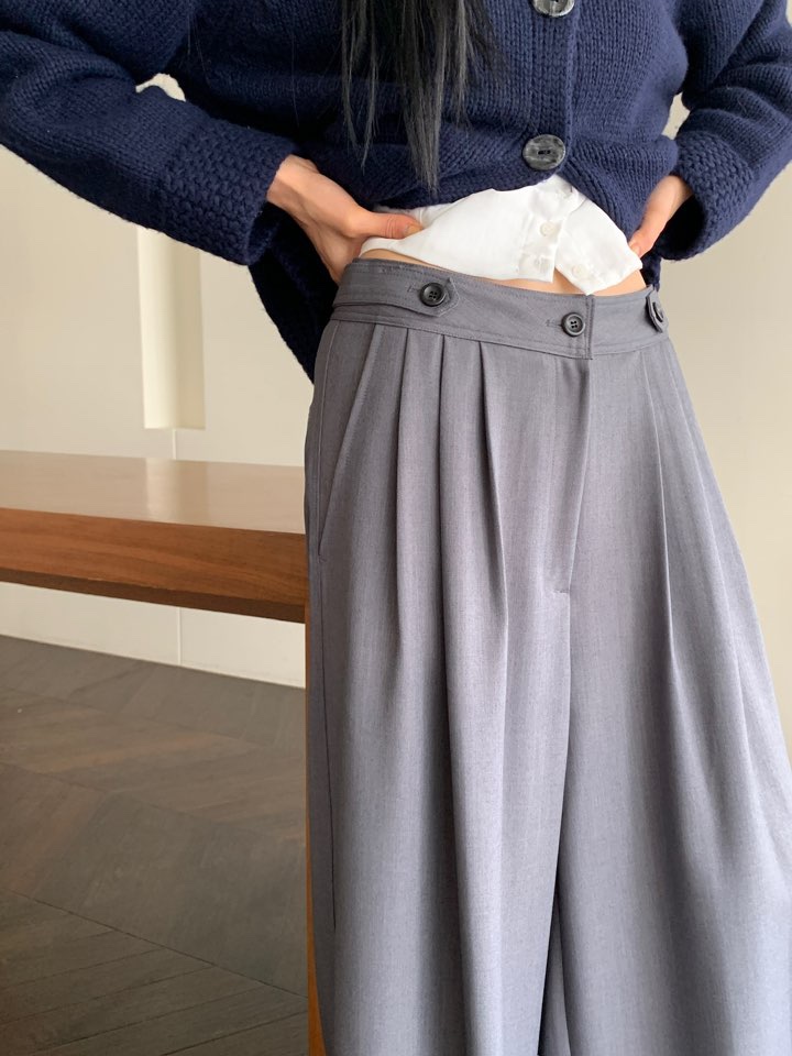 MILUI韓國直郵㊣女裝新品職業休閑人氣25秋冬真品正裝褲西褲MILUI正裝褲/西褲