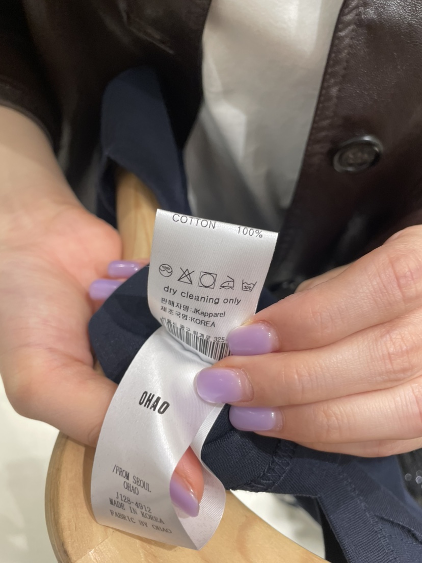 OHAO韓國代購㊣女裝新款熱賣推薦休閑25秋冬職業人氣長袖T恤OHAO/HA MONG長袖T恤
