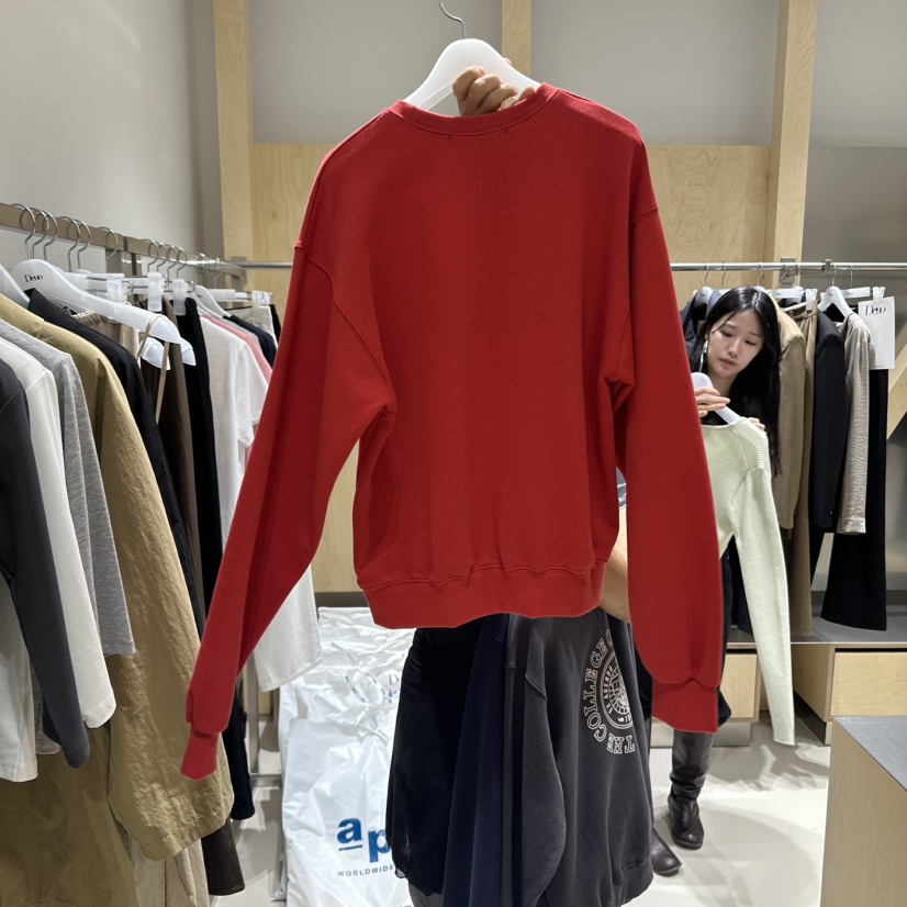 DEUO韓國直郵㊣女士新款熱賣人氣休閑推薦真品25秋冬職業衛衣DEUO衛衣
