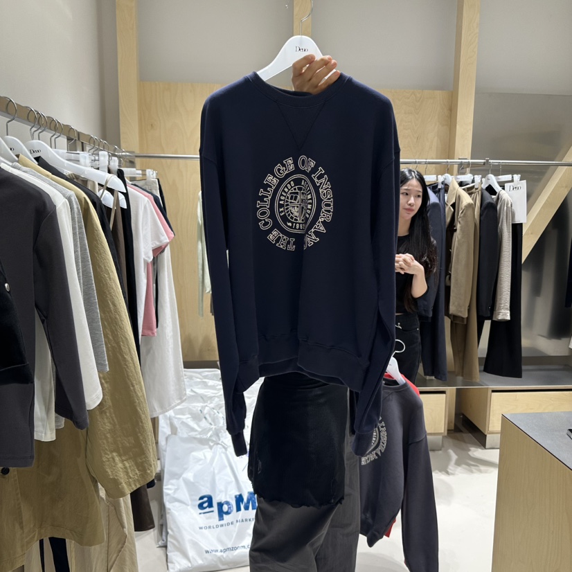 DEUO韓國直郵㊣女士新款熱賣人氣休閑推薦真品25秋冬職業衛衣DEUO衛衣圖色3