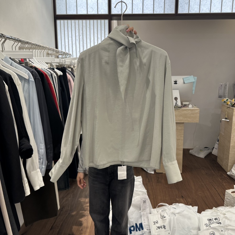 UNDERSTANDING東大門㊣代購女士新款休閑25秋冬真品襯衫蕾絲衫UNDERSTANDING襯衫/蕾絲衫圖色2
