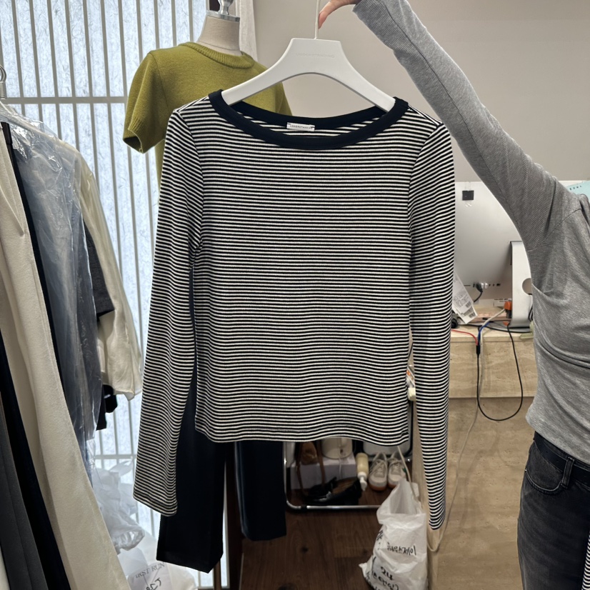UNDERSTANDING韓國代購㊣女裝新品職業熱賣25秋冬真品長袖T恤UNDERSTANDING長袖T恤圖色3