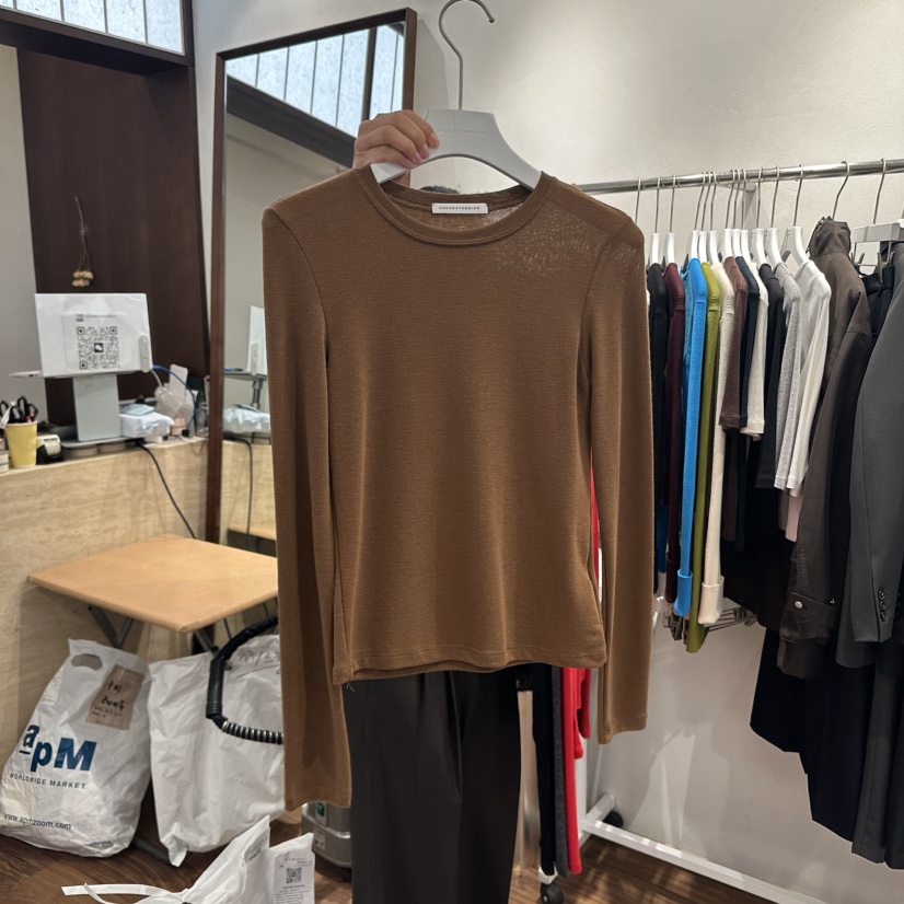 UNDERSTANDING東大門㊣代購女士新品職業時尚人氣真品長袖T恤UNDERSTANDING長袖T恤圖色2