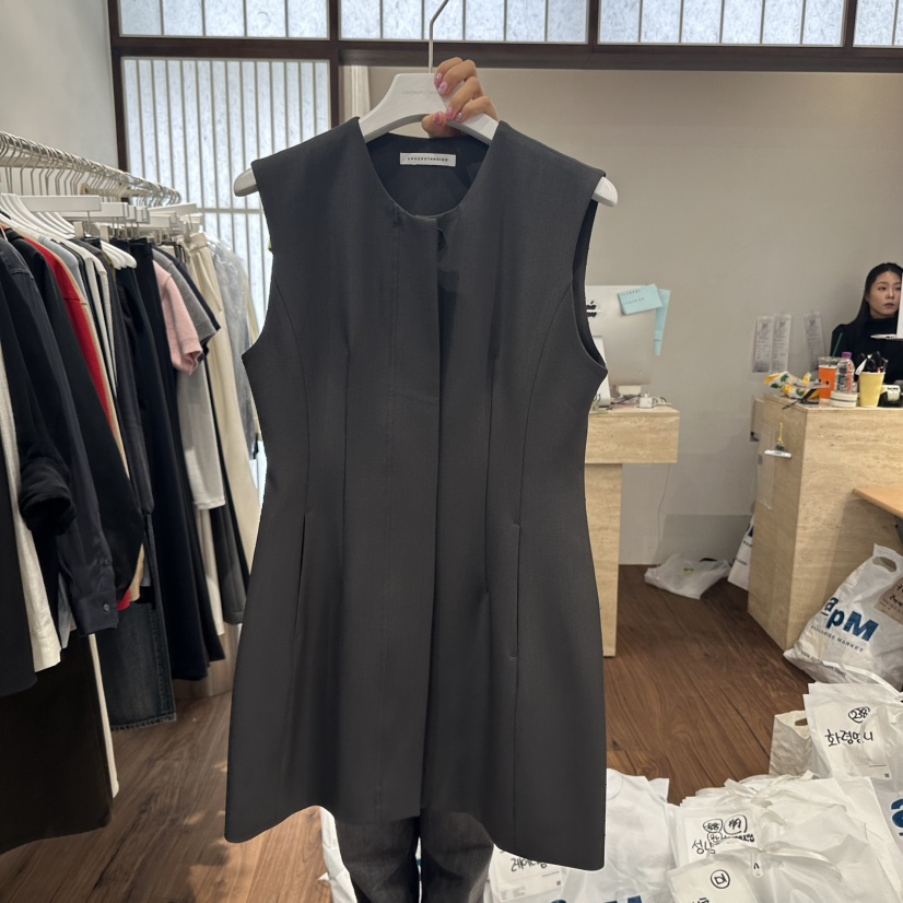 UNDERSTANDING韓國直郵㊣女裝新款熱賣25秋冬休閑人氣連衣裙UNDERSTANDING連衣裙圖色1