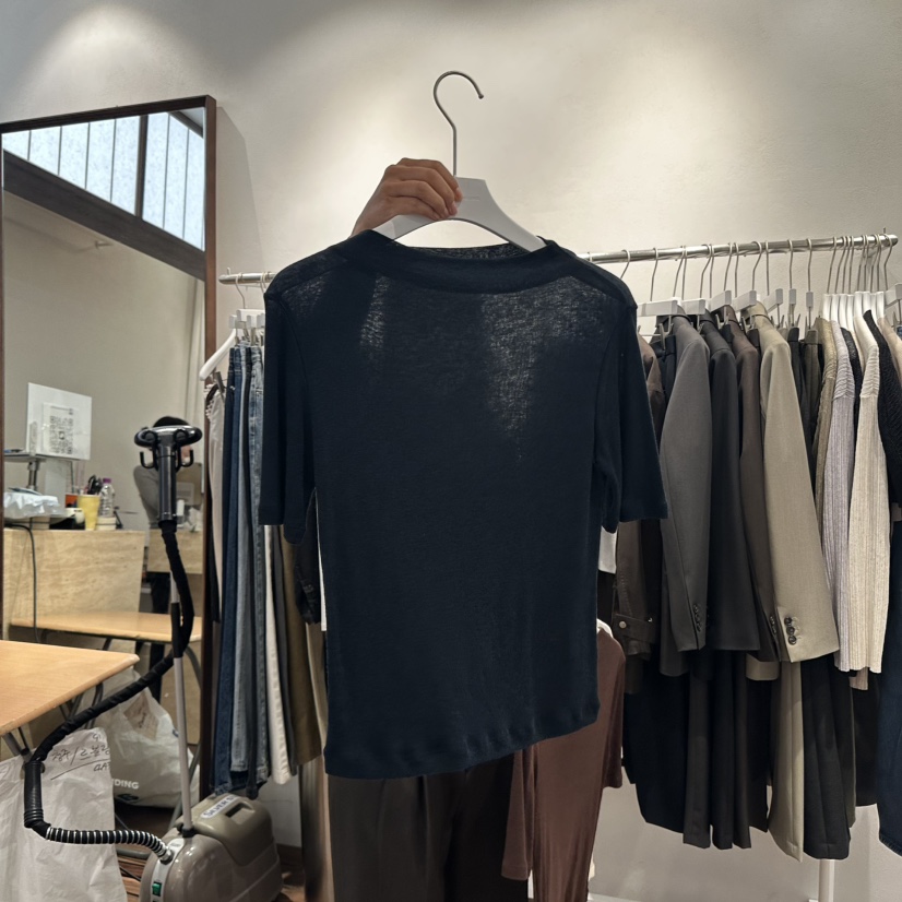UNDERSTANDING東大門㊣實拍女士新品休閑時尚T恤美利奴羊毛UNDERSTANDINGT恤圖色3