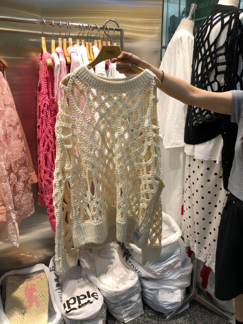 MENDL S東大門㊣代購女士新品真品職業25秋冬人氣時尚針織衫MENDL S針織衫圖色2