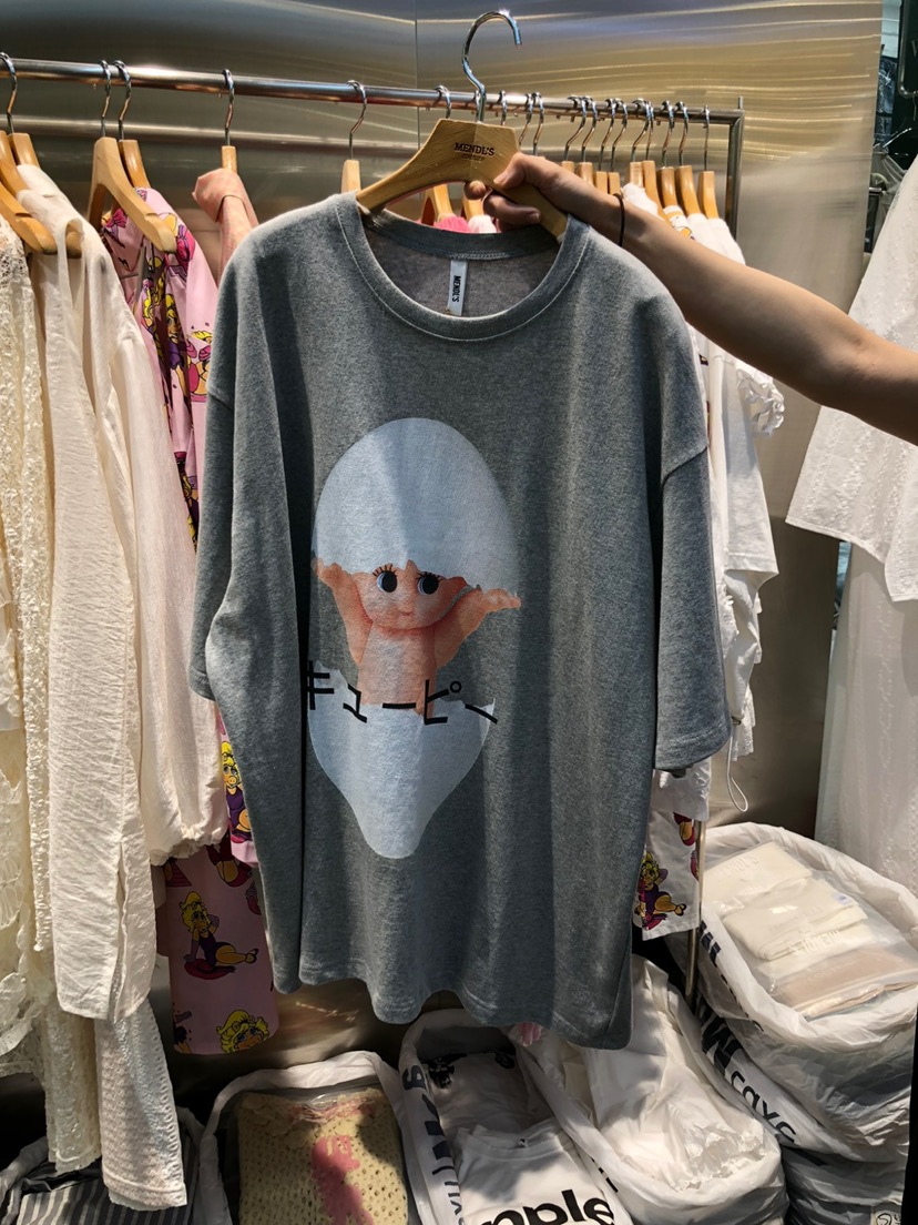 MENDL S韓國代購㊣女士新品職業休閑真品人氣熱賣時尚推薦T恤MENDL ST恤圖色2