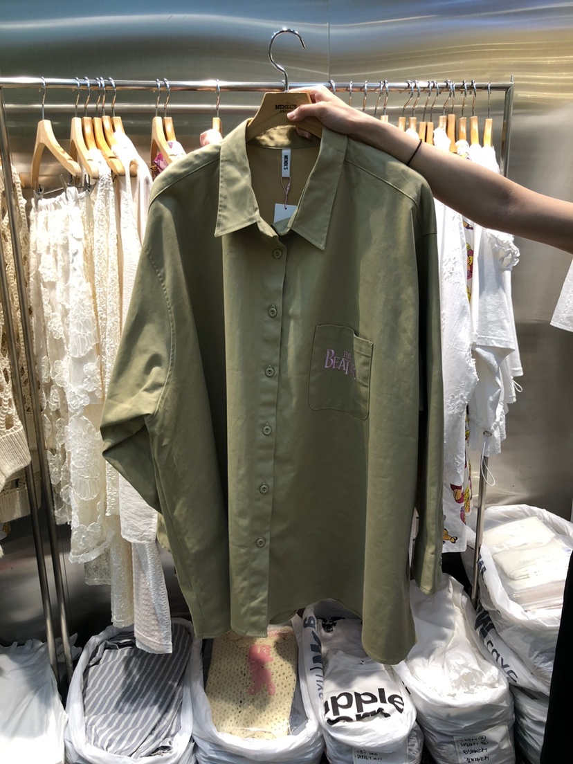 MENDL S韓國代購㊣女裝新品真品25秋冬人氣推薦襯衫蕾絲衫MENDL S襯衫/蕾絲衫圖色2