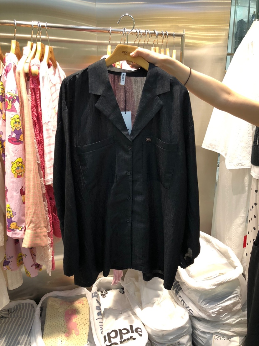 MENDL S韓國直郵㊣女士新款職業25秋冬熱賣真品襯衫蕾絲衫MENDL S襯衫/蕾絲衫圖色2