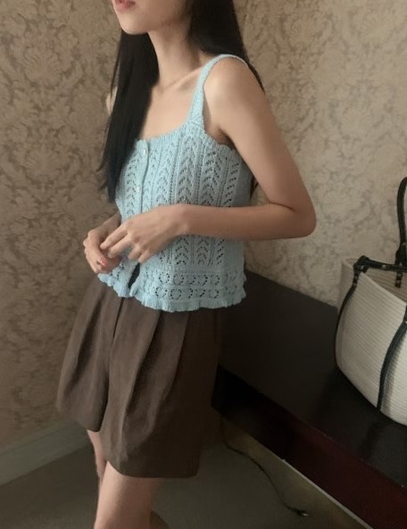EPI JEAN-T東大門㊣代購女士新款人氣推薦時尚吊帶背心透視EPI JEAN-T吊帶/背心