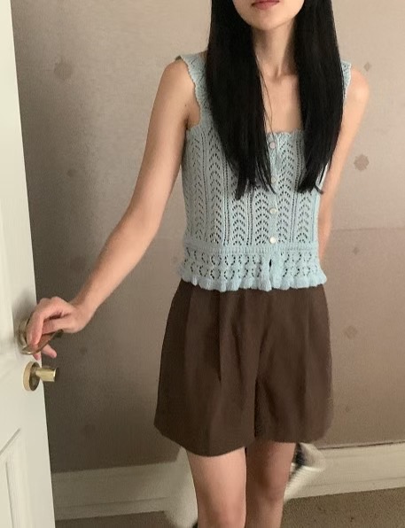 EPI JEAN-T東大門㊣代購女士新款人氣推薦時尚吊帶背心透視EPI JEAN-T吊帶/背心