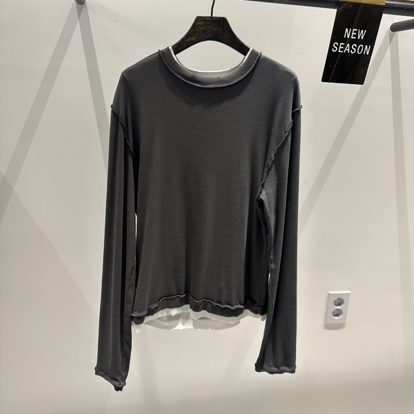 JANE BIRKIN韓國直郵㊣女裝新款職業熱賣真品休閑推薦長袖T恤JANE BIRKIN設計師品牌長袖T恤