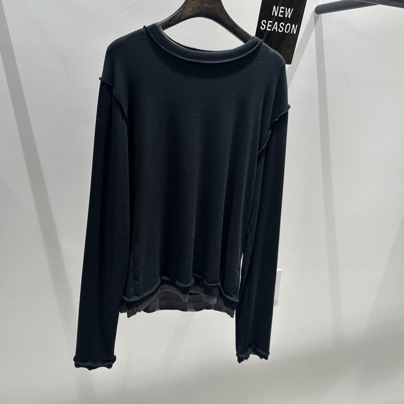 JANE BIRKIN韓國直郵㊣女裝新款職業熱賣真品休閑推薦長袖T恤JANE BIRKIN設計師品牌長袖T恤圖色2