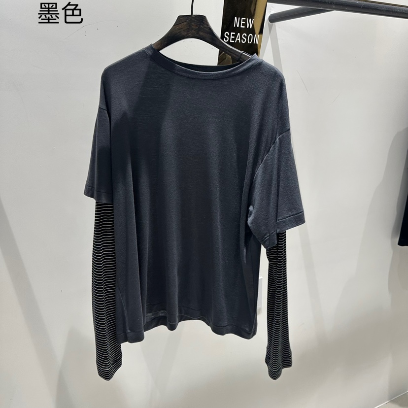 JANE BIRKIN東大門㊣直郵女士新款25秋冬真品推薦長袖T恤長款JANE BIRKIN設計師品牌長袖T恤