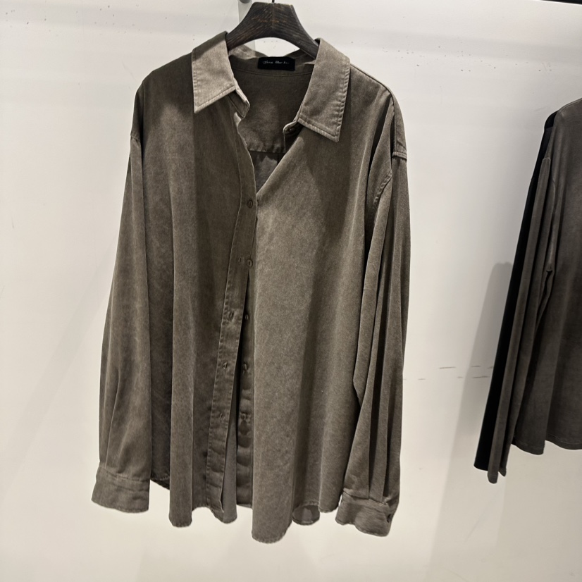 JANE BIRKIN韓國代購㊣女士新款職業時尚推薦25秋冬襯衫蕾絲衫JANE BIRKIN設計師品牌襯衫/蕾絲衫圖色2