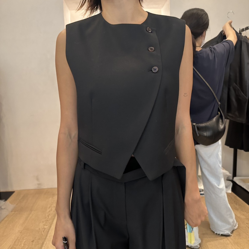 LA MAGIE FEMME韓國代購㊣女士新款25秋冬推薦時尚職業馬甲Lamagie Femme馬甲