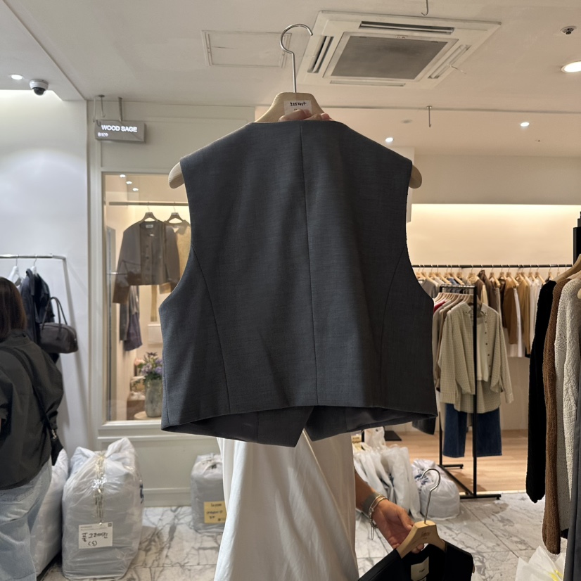 LA MAGIE FEMME韓國代購㊣女士新款25秋冬推薦時尚職業馬甲Lamagie Femme馬甲