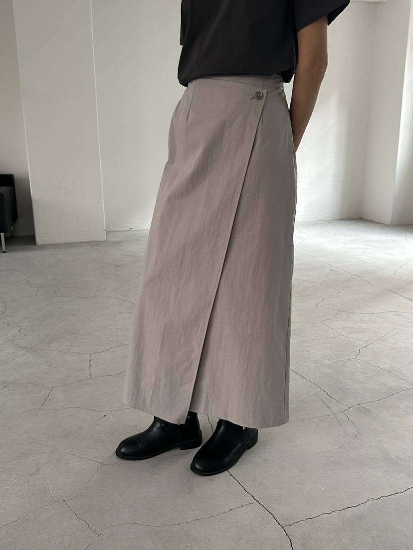 ADELINE東大門㊣直郵女裝新品職業休閑25秋冬長裙裹身裙紐扣ADELINE長裙