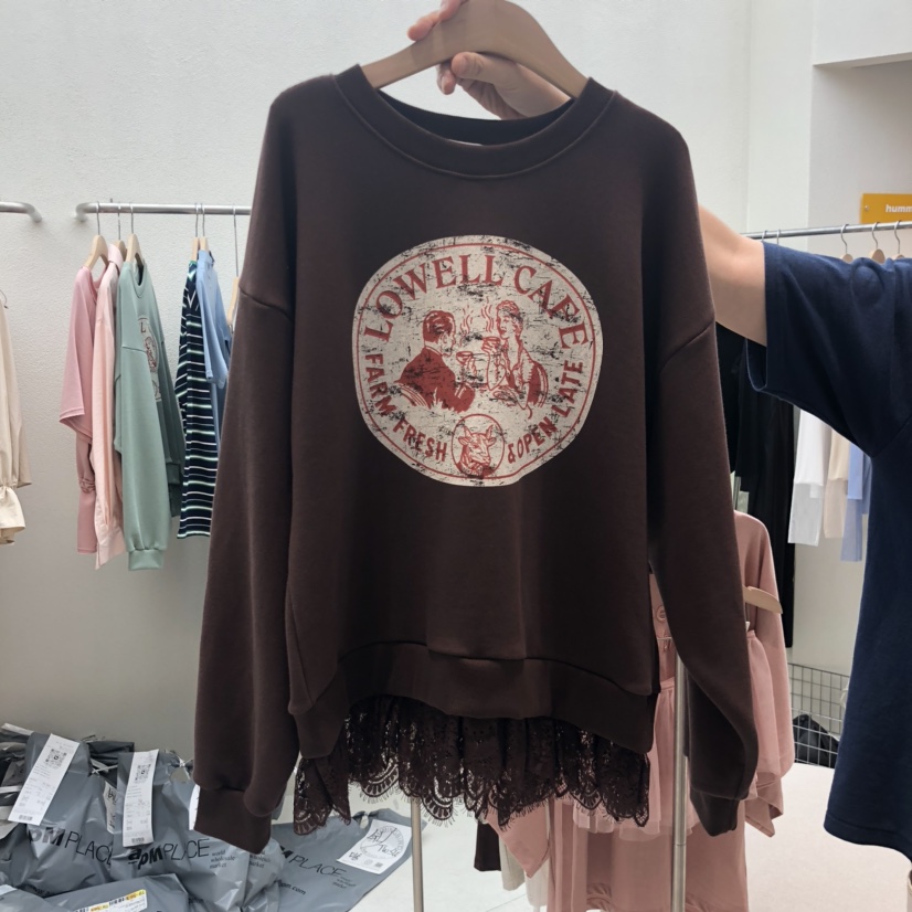 HUMMING BIRD東大門㊣代購女裝新品時尚真品人氣推薦25秋冬衛衣HUMMING BIRD衛衣圖色2