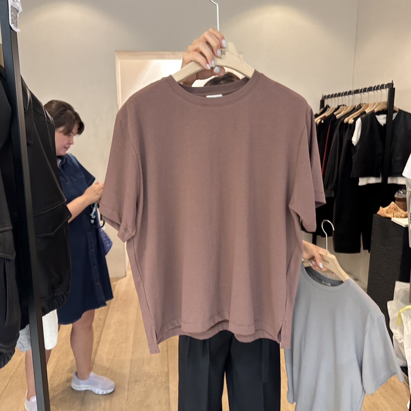 LA MAGIE FEMME韓國代購㊣女士新品休閑人氣真品25秋冬T恤Lamagie FemmeT恤圖色2