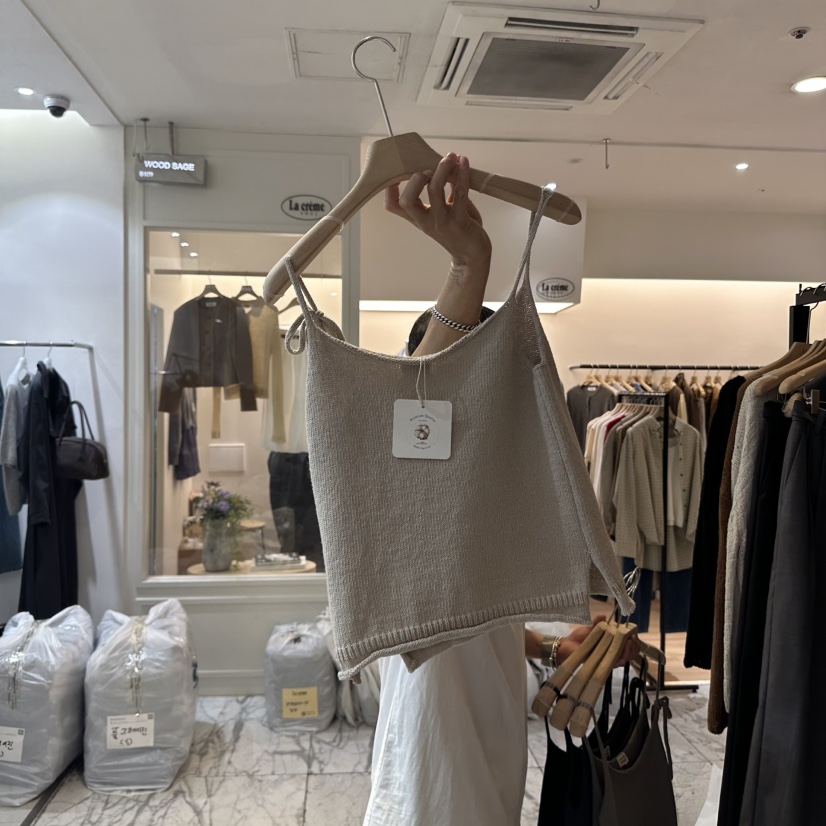 LA MAGIE FEMME韓國直郵㊣女裝新品推薦職業休閑吊帶背心Lamagie Femme吊帶/背心