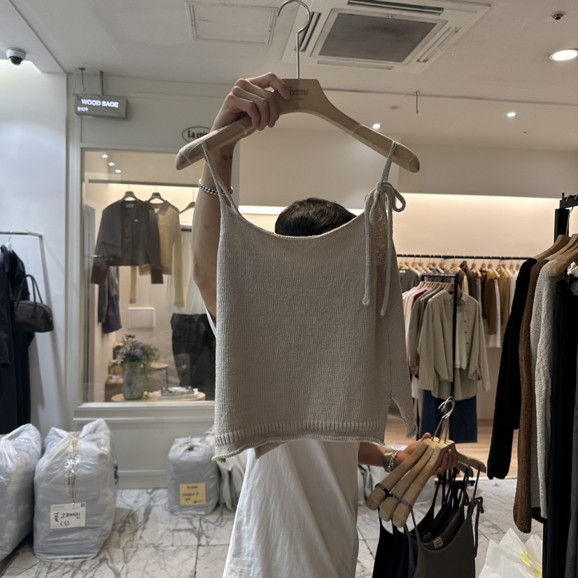 LA MAGIE FEMME韓國直郵㊣女裝新品推薦職業休閑吊帶背心Lamagie Femme吊帶/背心