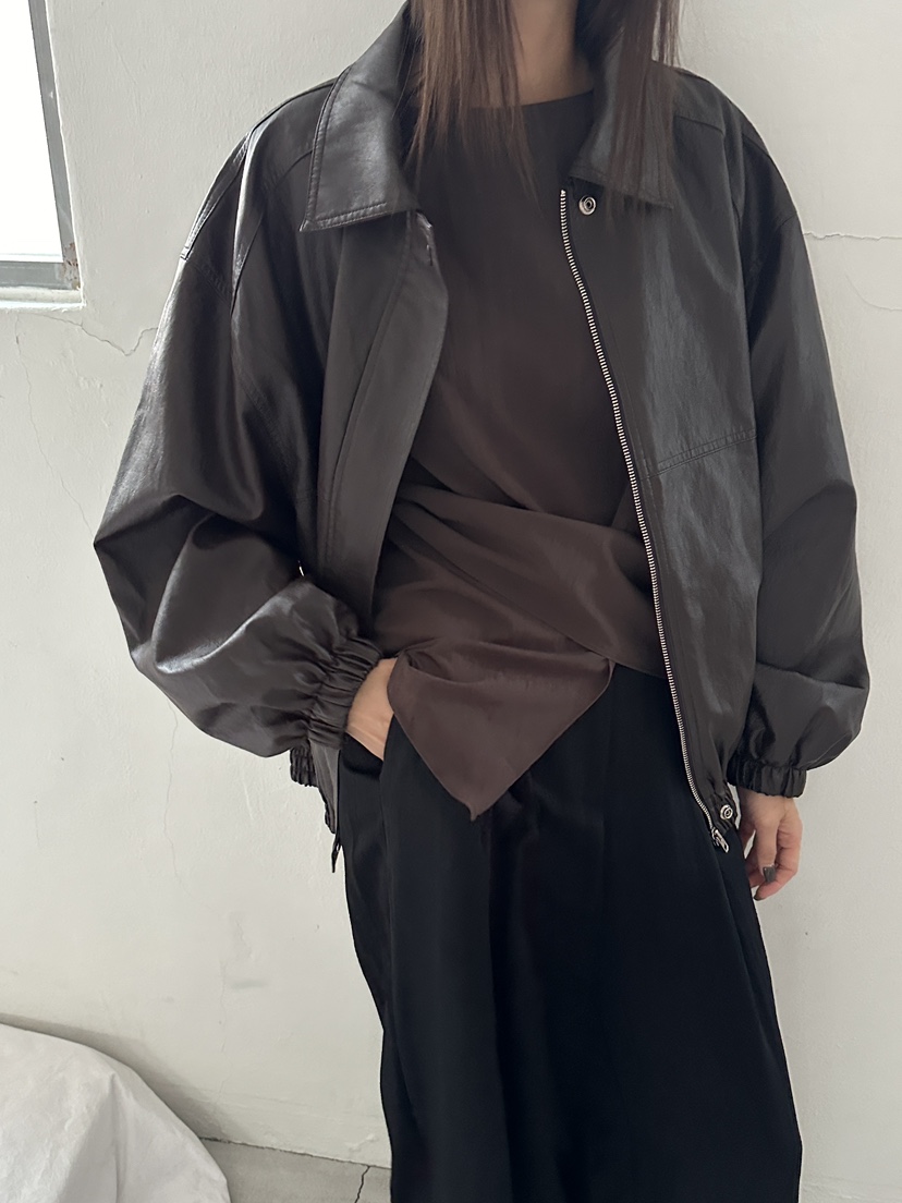 ADELINE東大門㊣代購女士新款休閑職業熱賣真品人氣推薦皮衣ADELINE皮衣