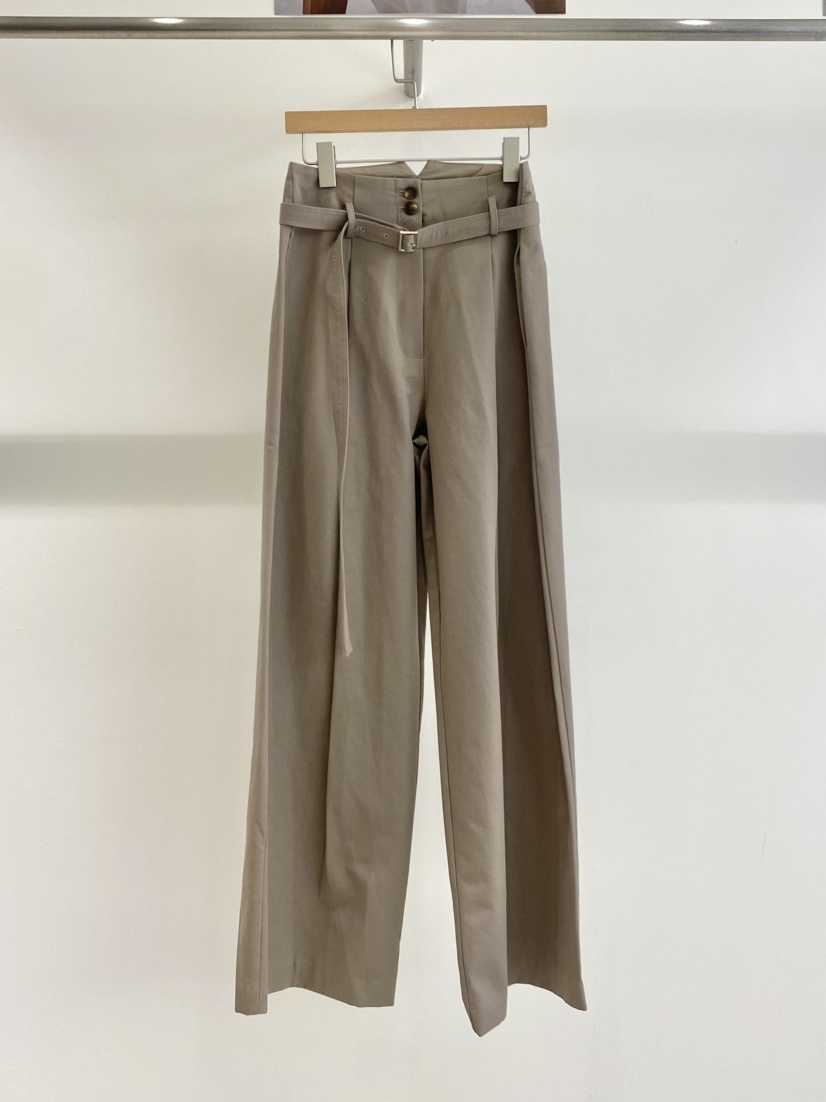 1968東大門㊣直郵女裝新品25秋冬休閑真品休閑褲含腰帶百褶1968/YEOUYA休閑褲圖色2