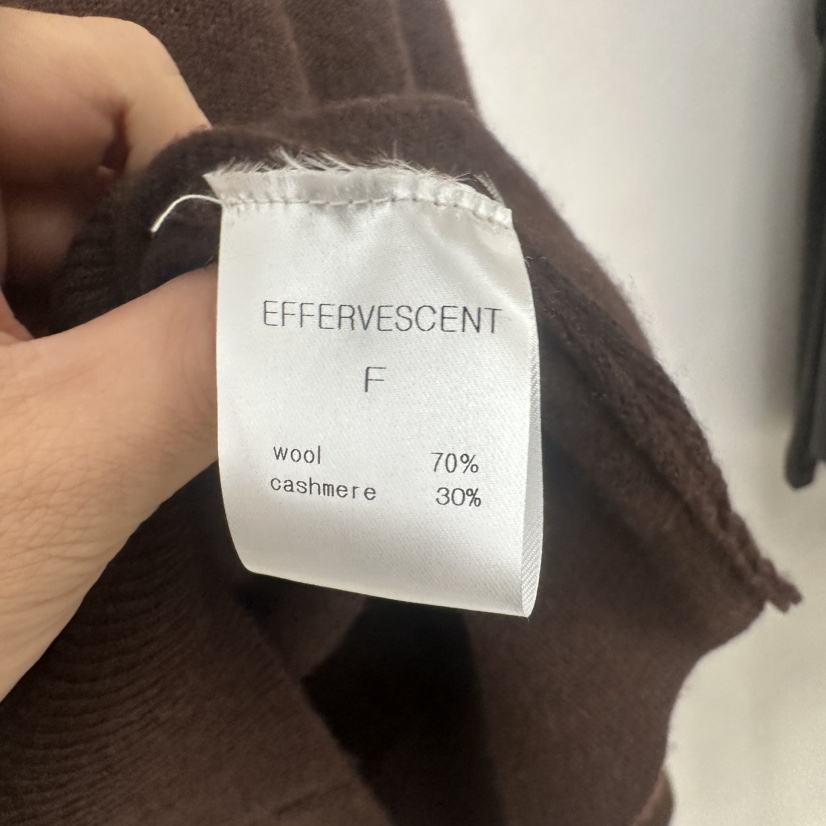 EFFERVESCENT韓國代購㊣女士新品時尚25秋冬推薦真品針織衫evc/effervescent針織衫