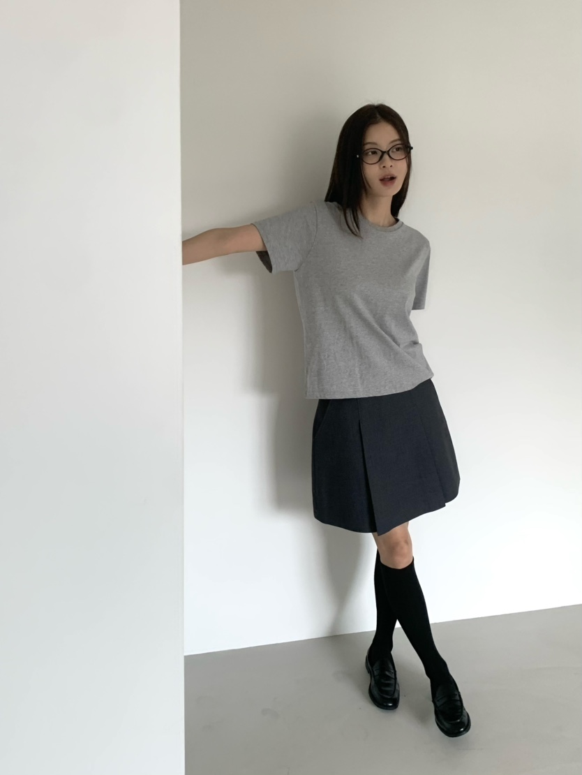 ANOU東大門㊣實拍女裝新品職業推薦休閑熱賣時尚人氣25秋冬T恤ANOUT恤