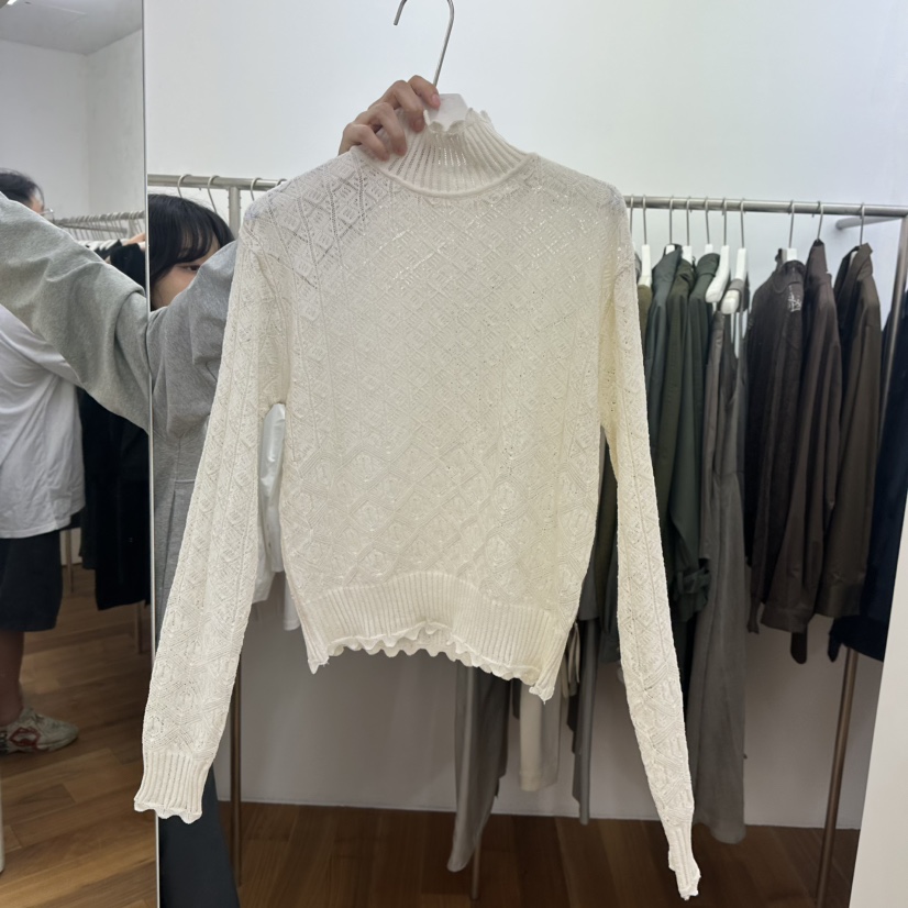 MYNAMEIS韓國代購㊣女士新品休閑熱賣真品時尚人氣職業針織衫MYNAMEIS針織衫