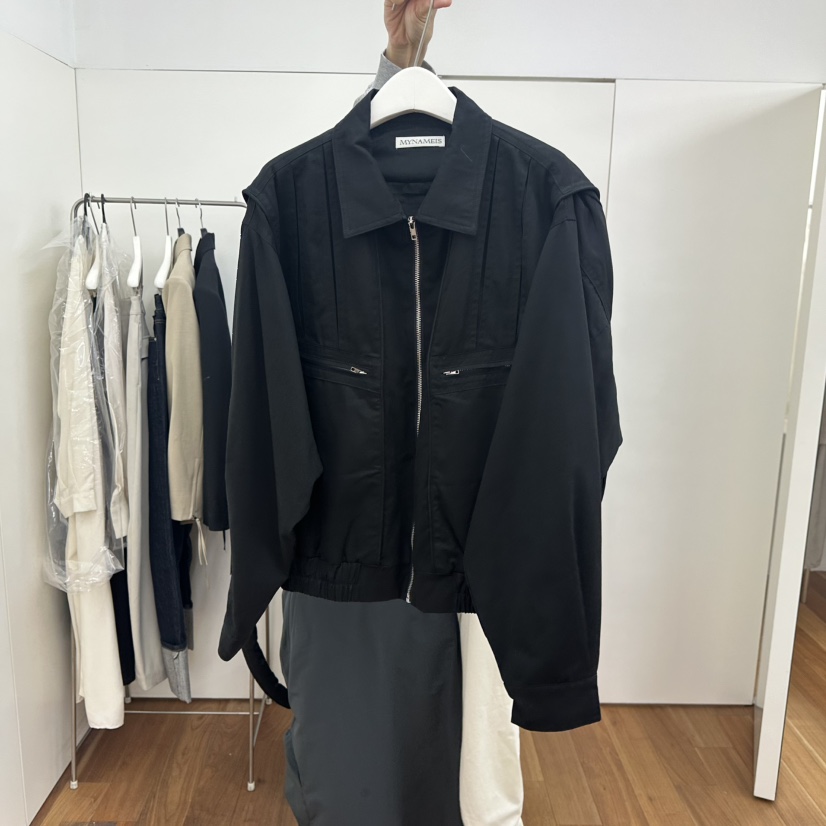 MYNAMEIS東大門㊣直郵女裝新品時尚真品推薦職業熱賣休閑夾克MYNAMEIS夾克圖色2