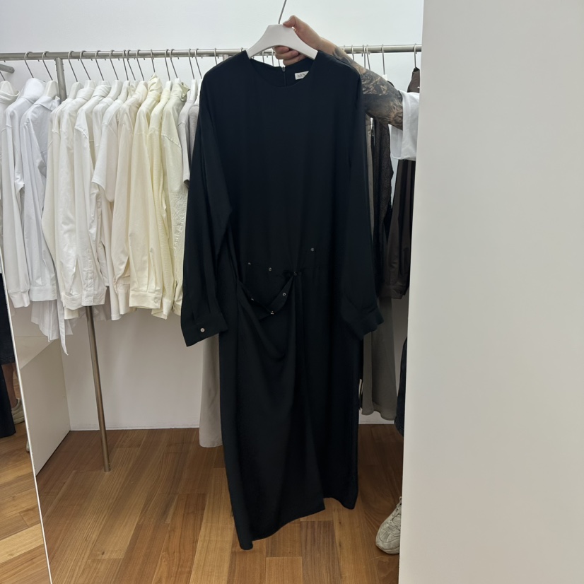 MYNAMEIS韓國直郵㊣女士新款25秋冬人氣職業休閑真品連衣裙MYNAMEIS連衣裙圖色2