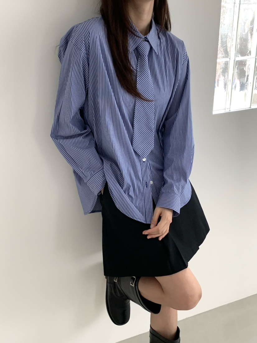 ANOU韓國直郵㊣女士新品人氣真品25秋冬時尚推薦襯衫蕾絲衫ANOU襯衫/蕾絲衫