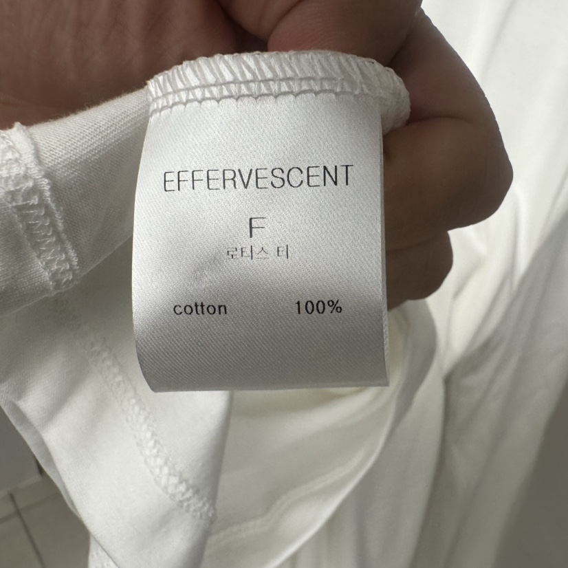 EFFERVESCENT韓國代購㊣女士新款25秋冬時尚人氣休閑長袖T恤evc/effervescent長袖T恤