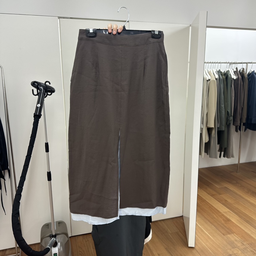 MYNAMEIS東大門㊣直郵女士新品時尚休閑人氣職業推薦25秋冬長裙MYNAMEIS長裙