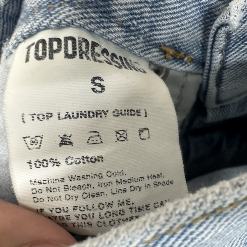 TOPDRESSING韓國代購㊣女裝新品人氣職業25秋冬熱賣休閑牛仔褲TOPDRESSING牛仔褲