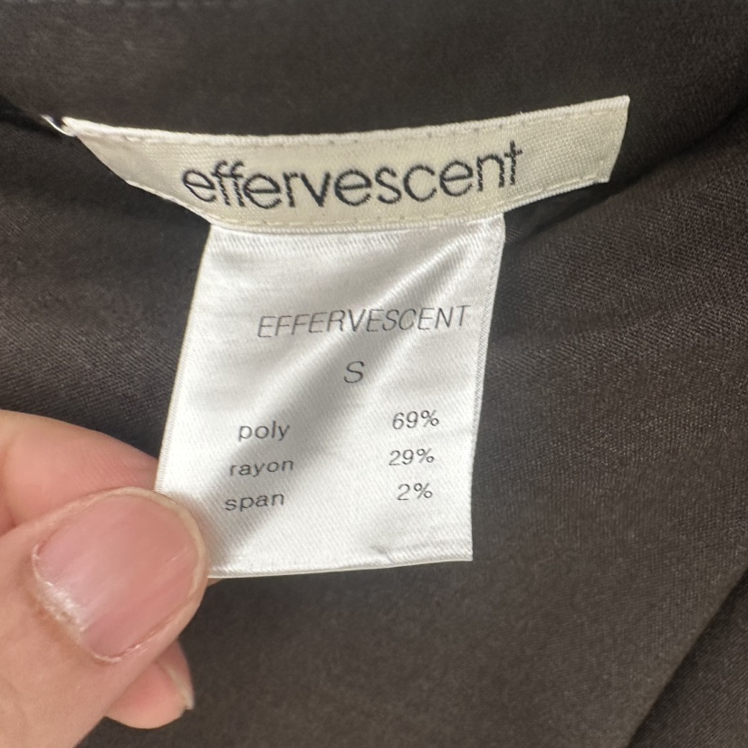 EFFERVESCENT韓國直郵㊣女裝新款人氣25秋冬休閑時尚長裙腰帶evc/effervescent長裙