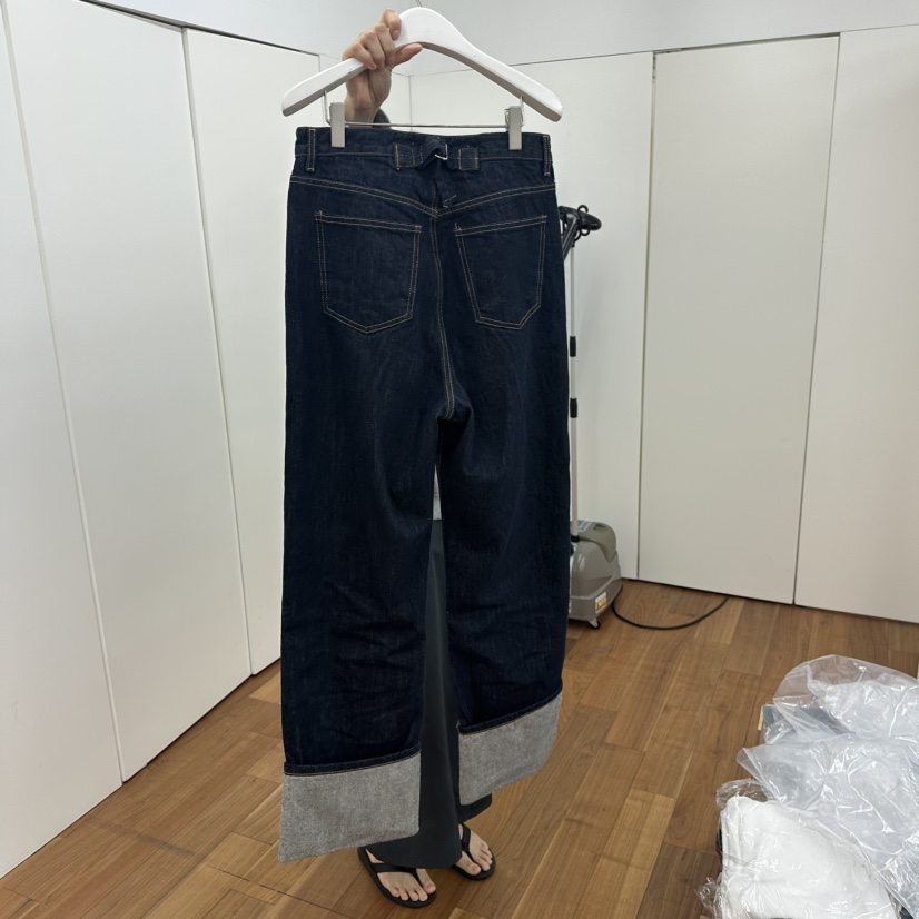 MYNAMEIS東大門㊣直郵女裝新品人氣時尚推薦職業休閑牛仔褲MYNAMEIS牛仔褲