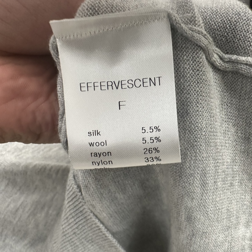EFFERVESCENT韓國代購㊣女士新款時尚休閑推薦人氣熱賣針織衫evc/effervescent針織衫