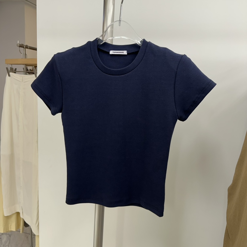 TOPDRESSING韓國直郵㊣女裝新款25秋冬職業真品推薦時尚T恤TOPDRESSINGT恤圖色3