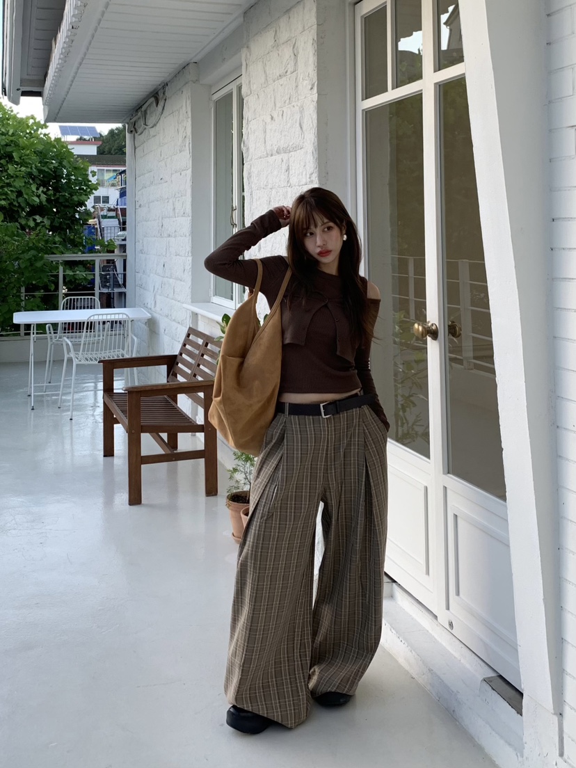 BERTHA東大門㊣直郵女裝新品休閑時尚職業套裝羊毛衫兩件套BERTHA套裝