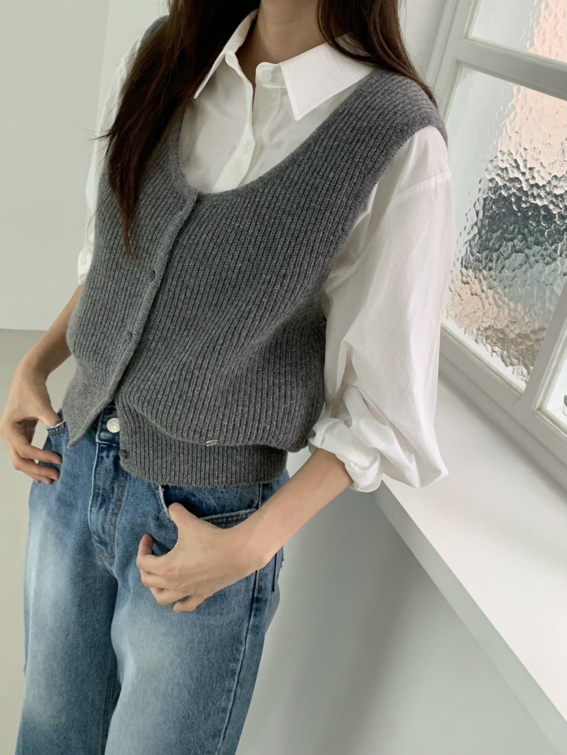 ANOU韓國代購㊣女裝新品時尚真品25秋冬職業熱賣襯衫蕾絲衫ANOU襯衫/蕾絲衫